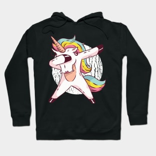 Funny Dabbing Unicorn Cute Gift For Girls Hoodie